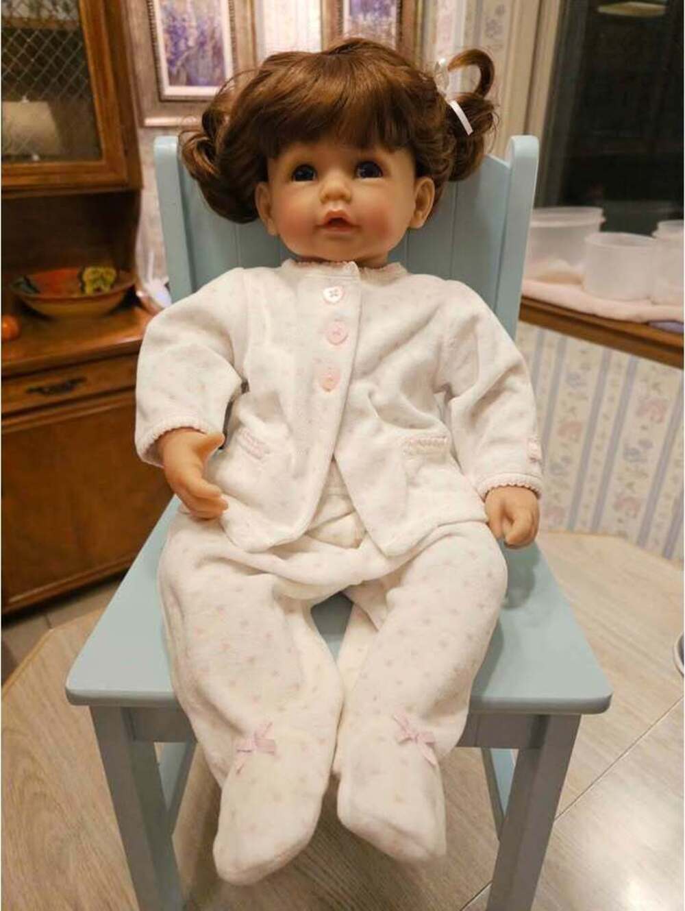 Adora ToddlerTime 2010 Baby Doll, 19", Brown Hair, Blue Eyes